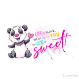 Druckmotiv Panda "sweet" - Sublimation | Bügelbild