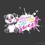 Druckmotiv Panda "sweet" - Sublimation | Bügelbild