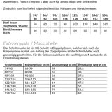 Panel-Hoodie, Schnittmuster Grösse 74-164 - Sewando