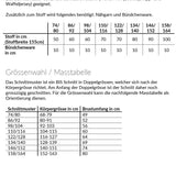 Panel T-Shirt, Schnittmuster Grösse 74-164