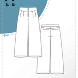 Schnittmuster Hosenrock Culotte JOJOBA (34-48) - Sewando