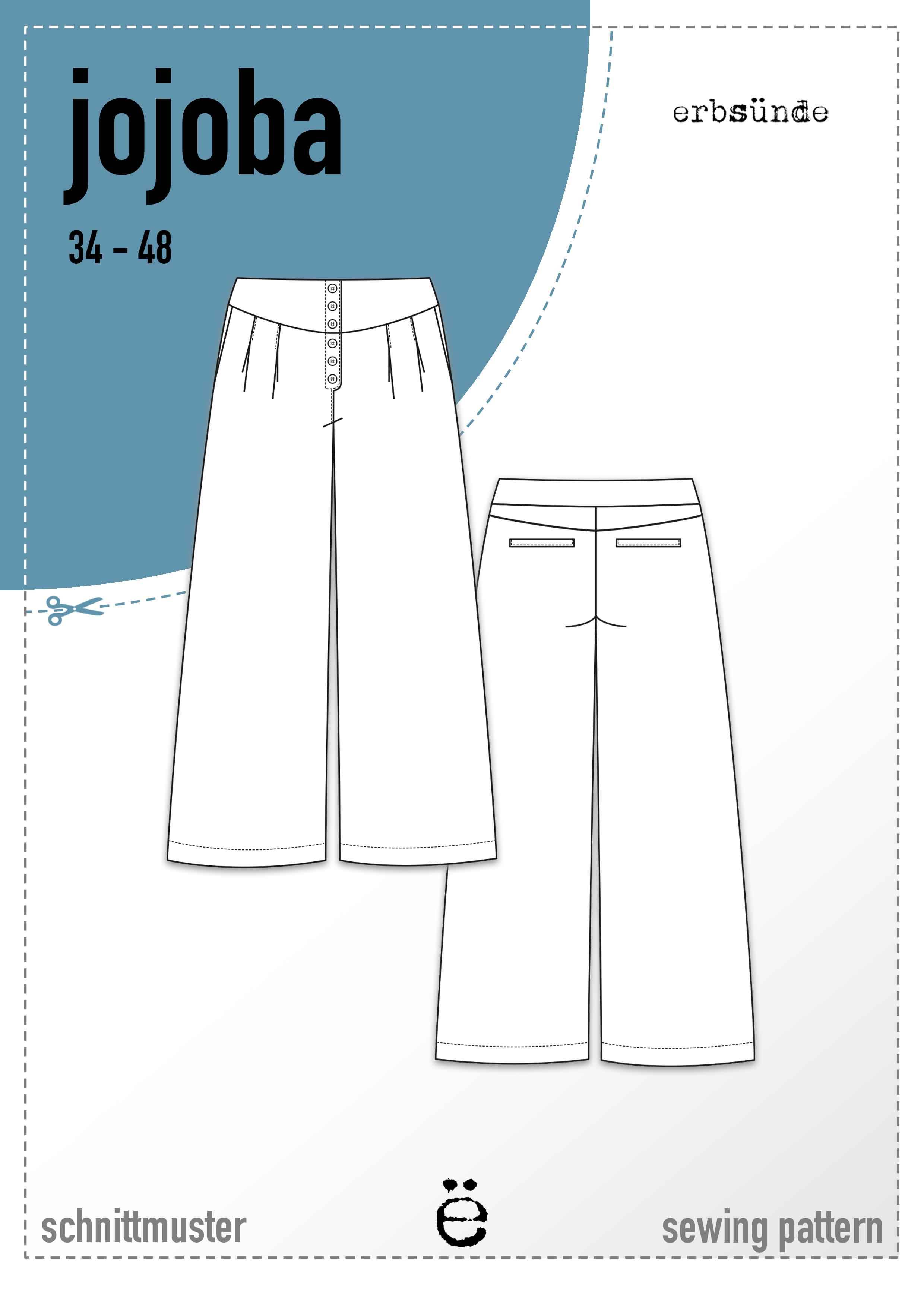 Schnittmuster Hosenrock Culotte JOJOBA (34-48) - Sewando