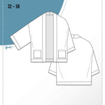 Schnittmuster Kimono Jacke ALVORADA (32-58) : - Sewando