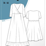 Schnittmuster Maxikleid Kleid MARINGA (34-46) : - Sewando
