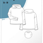 Schnittmuster Oversize Sweater LARANJA (34-58) : - Sewando