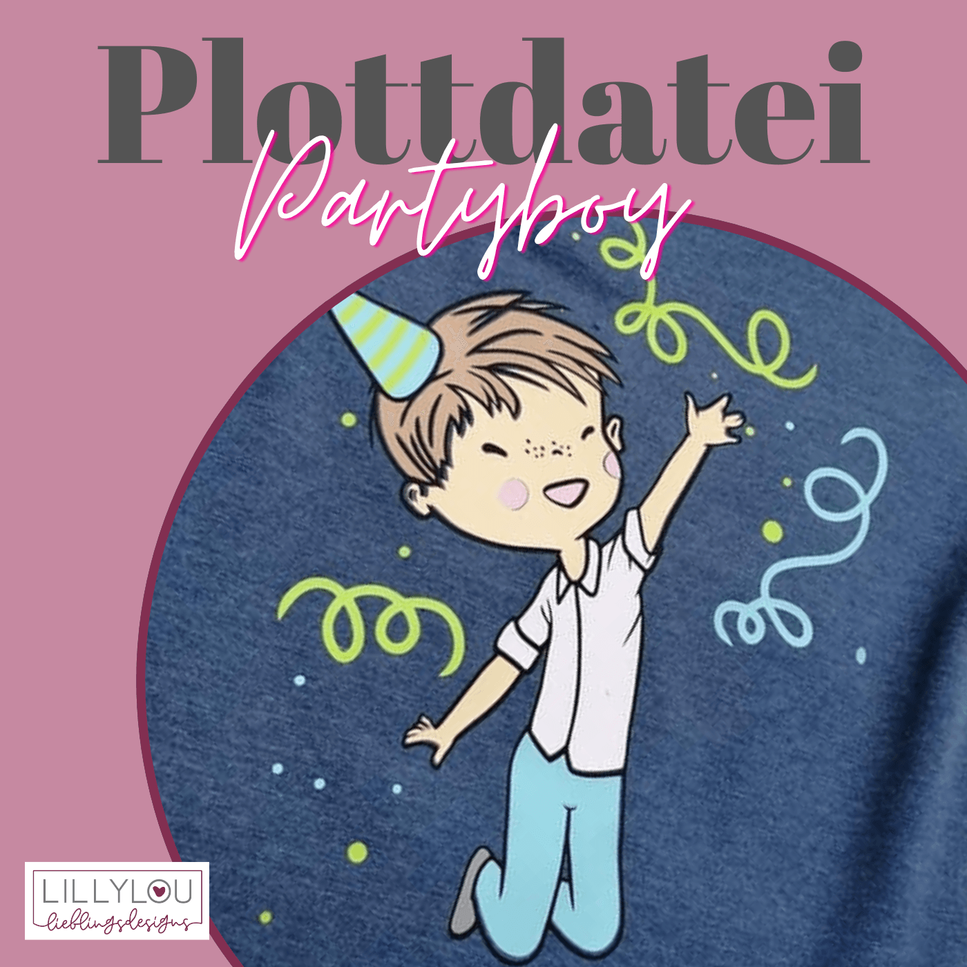 Plotterdatei - Partyboy - Sewando