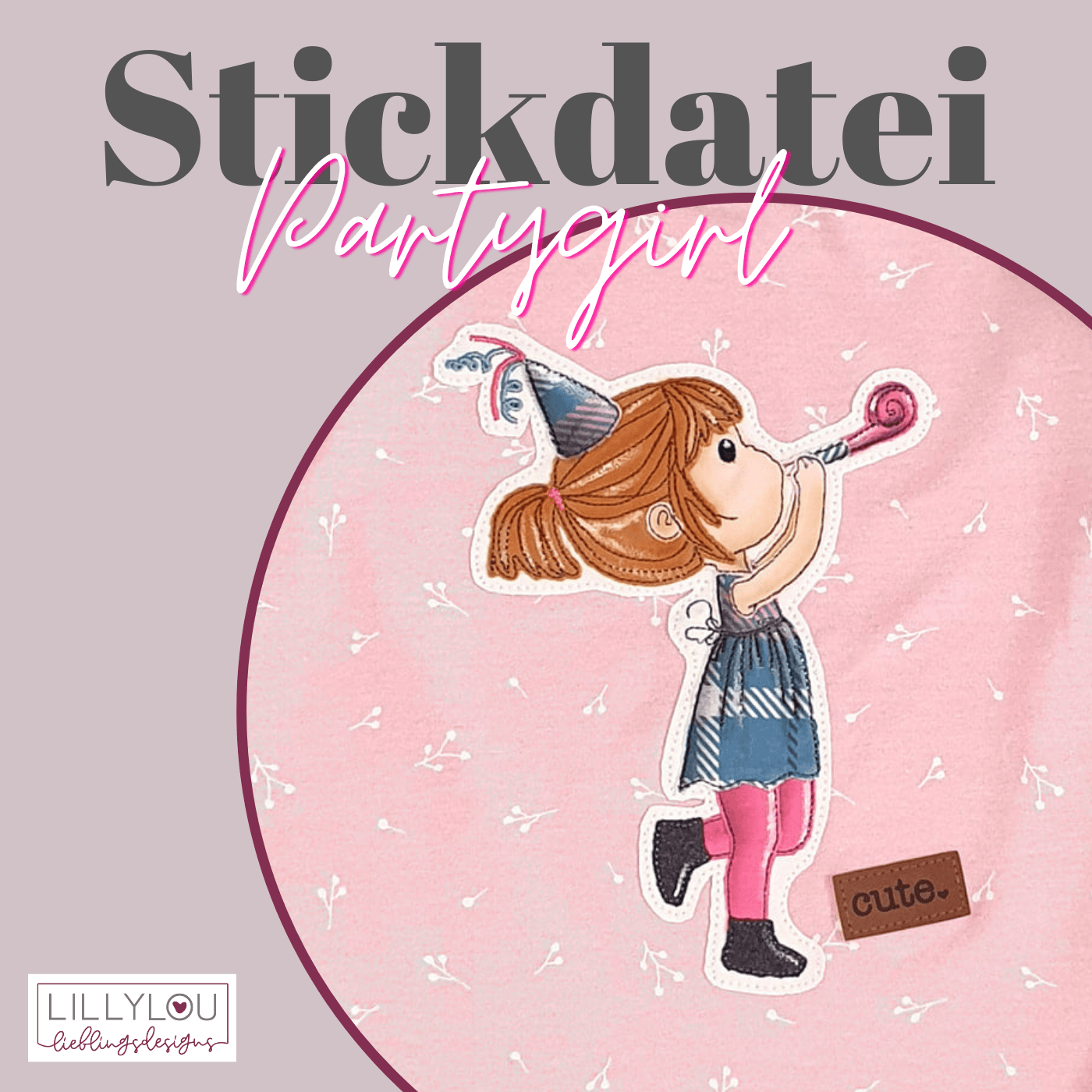 Stickdatei - Partygirl - Sewando