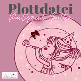 Plotterdatei - Partygirl Button - Sewando