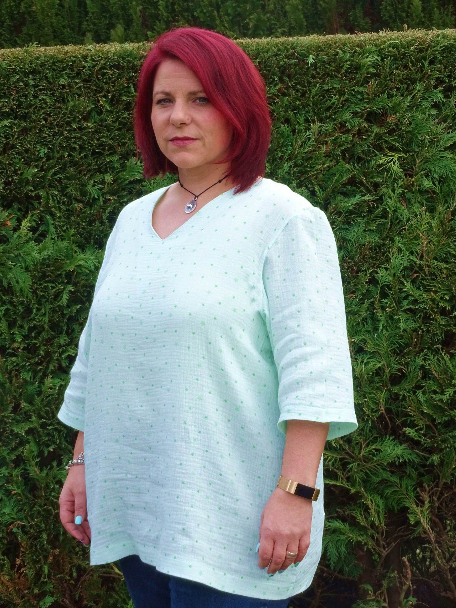 Ebook Bluse Petunika GR. 40 - 58 | BU 108-155 CM | FÜR Webware : - Sewando
