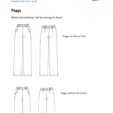 Peggy – weite Sommerhose, Schnittmuster in Gr. 34 - 50