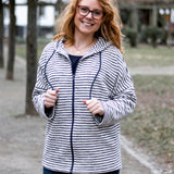 Oversize Sweatjacke #seweasy Damen Gr. 32-60