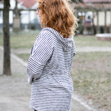 Oversize Sweatjacke #seweasy Damen Gr. 32-60