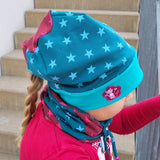 Schnittmuster Pferdeschwanzmütze Mütze und Beanie Oktett für Erwachsene und Kinder - Sewando