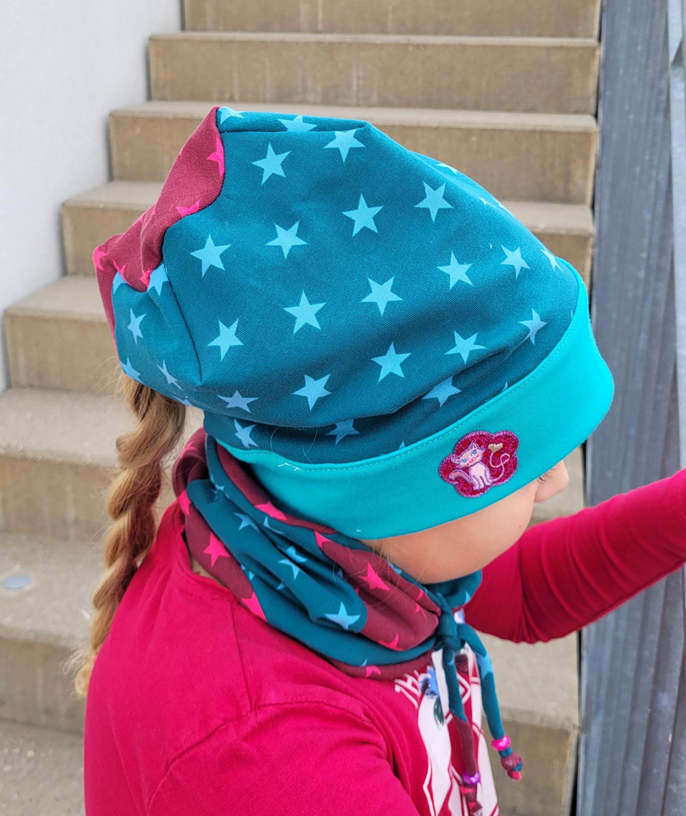 Schnittmuster Pferdeschwanzmütze Mütze und Beanie Oktett für Erwachsene und Kinder - Sewando
