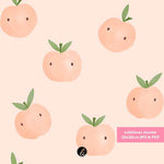 Stoffdesign – Pfirsiche - Sewando