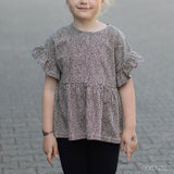 RUFFLE SWEATER LINA 80-164 - Sewando