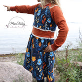 Schnittmuster Raglankleid Winter Glanz