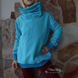 Schnittmuster Pullover kalte Falten Brise