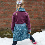 Schnittmuster Raglankleid Winter Glanz