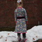 Schnittmuster Raglankleid Winter Glanz