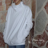 Schnittmuster Pullover kalte Falten Brise
