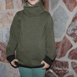 Schnittmuster Pullover kalte Falten Brise