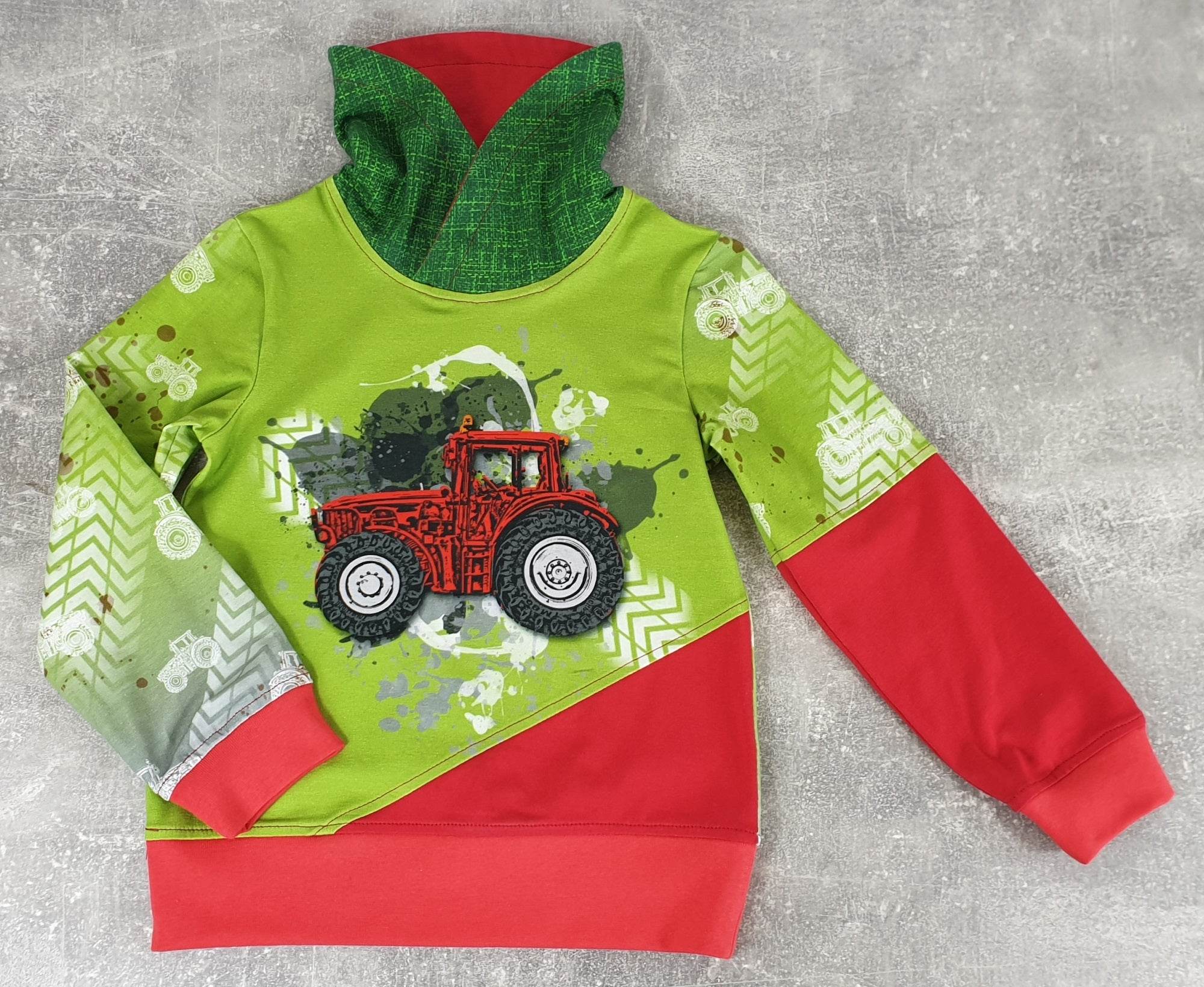 Pia – Kinderhoodie mit Teilungsnähten Gr. 86-158 - Sewando