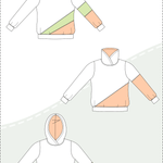 Pia – Kinderhoodie mit Teilungsnähten Gr. 86-158 - Sewando