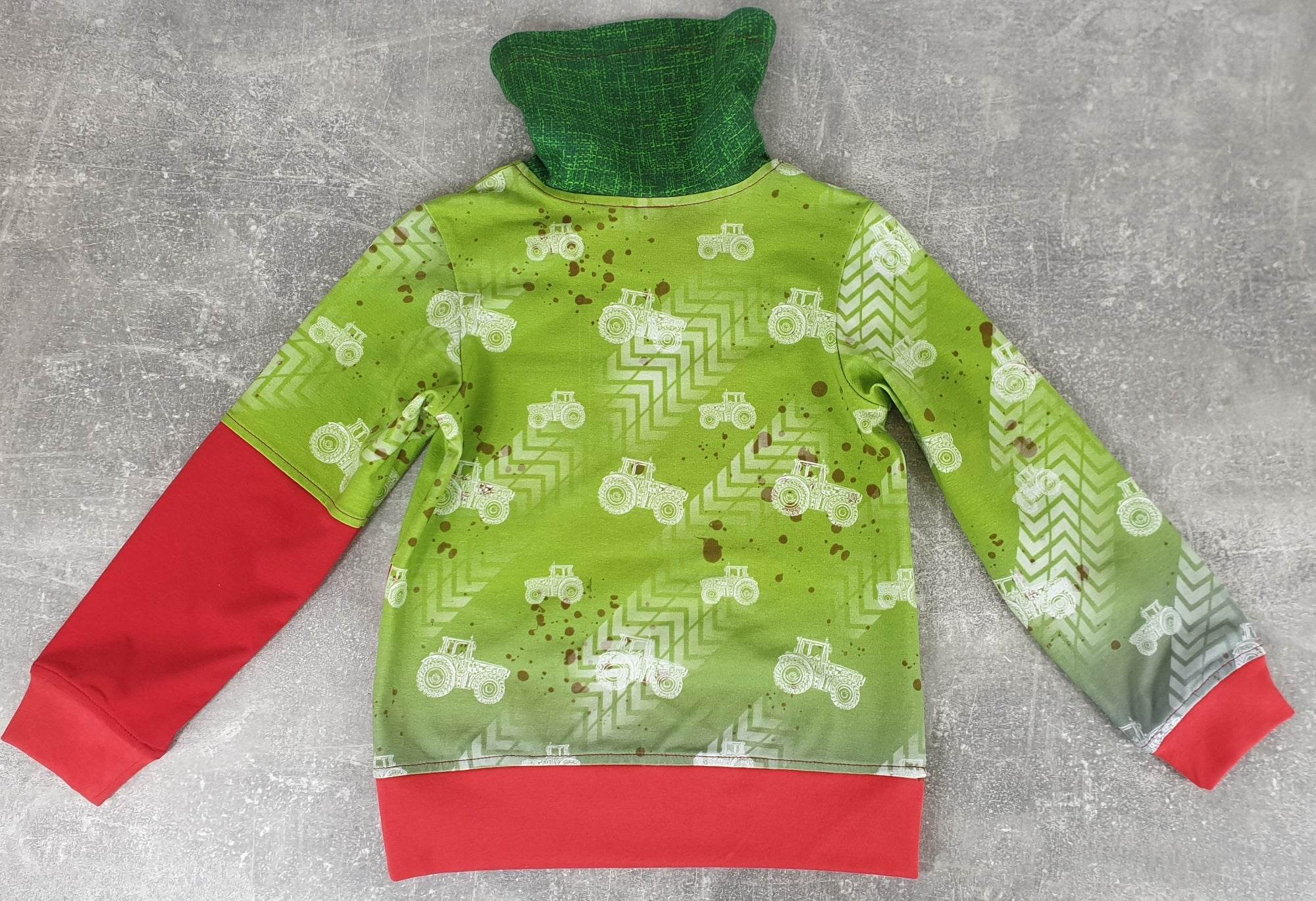 Pia – Kinderhoodie mit Teilungsnähten Gr. 86-158 - Sewando
