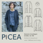 Schnittmuster CARDIGAN PICEA Gr. 32-48 - Sewando