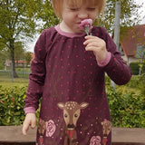 Schnittmuster Longshirt und Kleid "Hula Wave" Gr. 80-164
