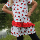 Schnittmuster Shirt und Kleid "Daisy Sky" Gr. 80-140
