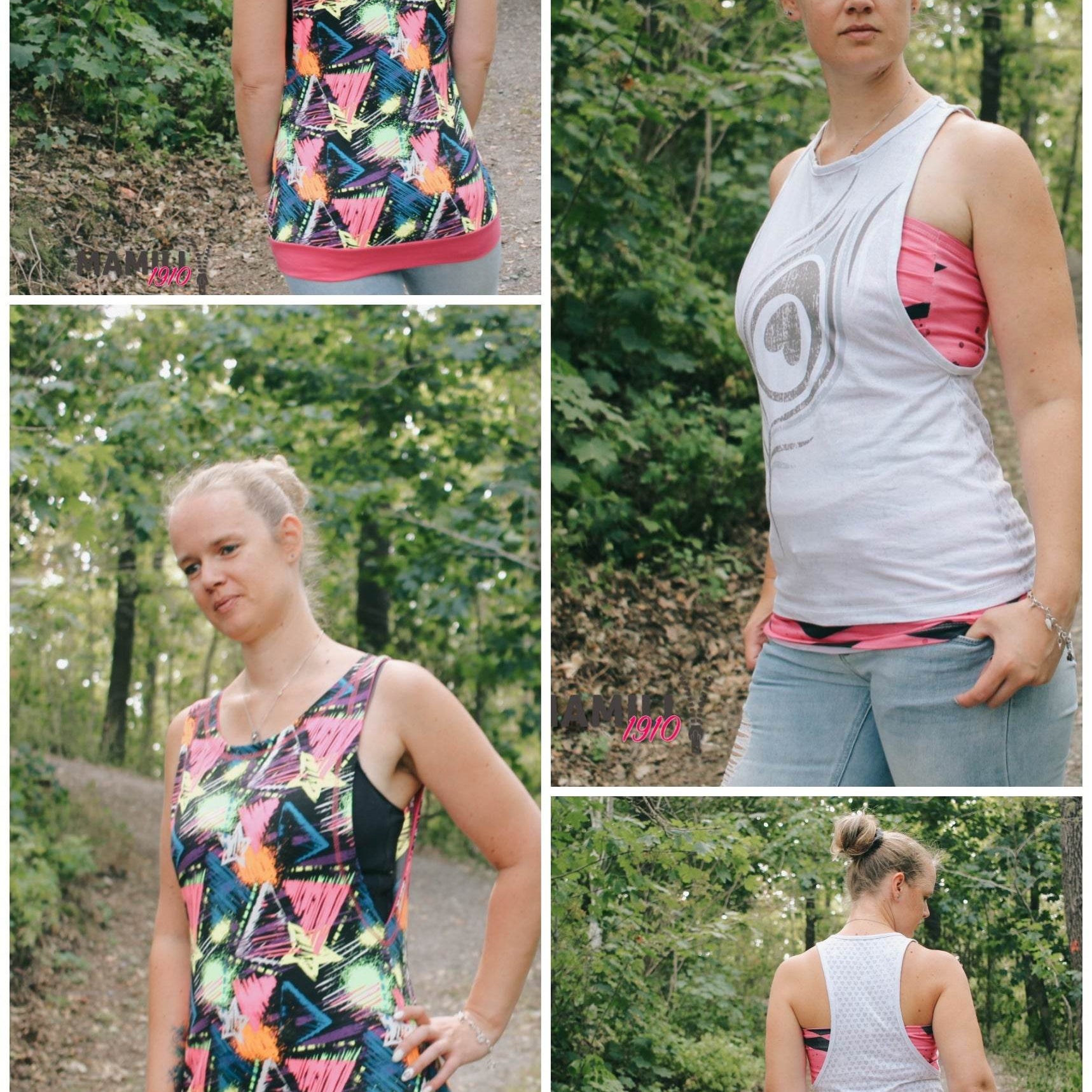 E-Book Tanktops Ella&Elli + Bandeau-Shirt Gr. 32-50 - Sewando
