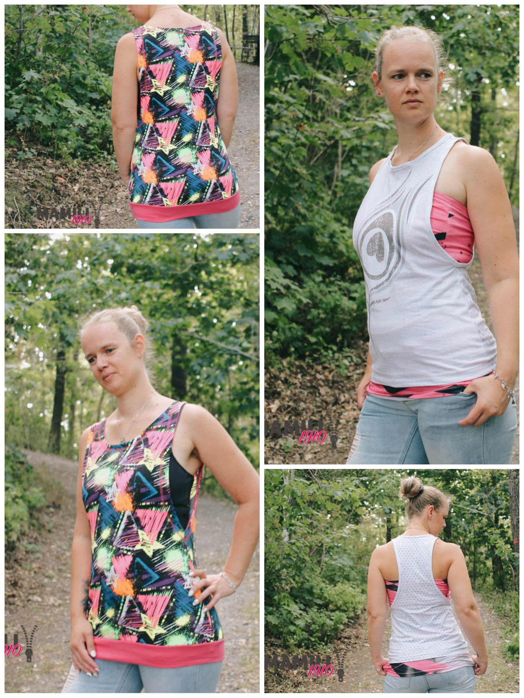 E-Book Tanktops Ella&Elli + Bandeau-Shirt Gr. 32-50 - Sewando