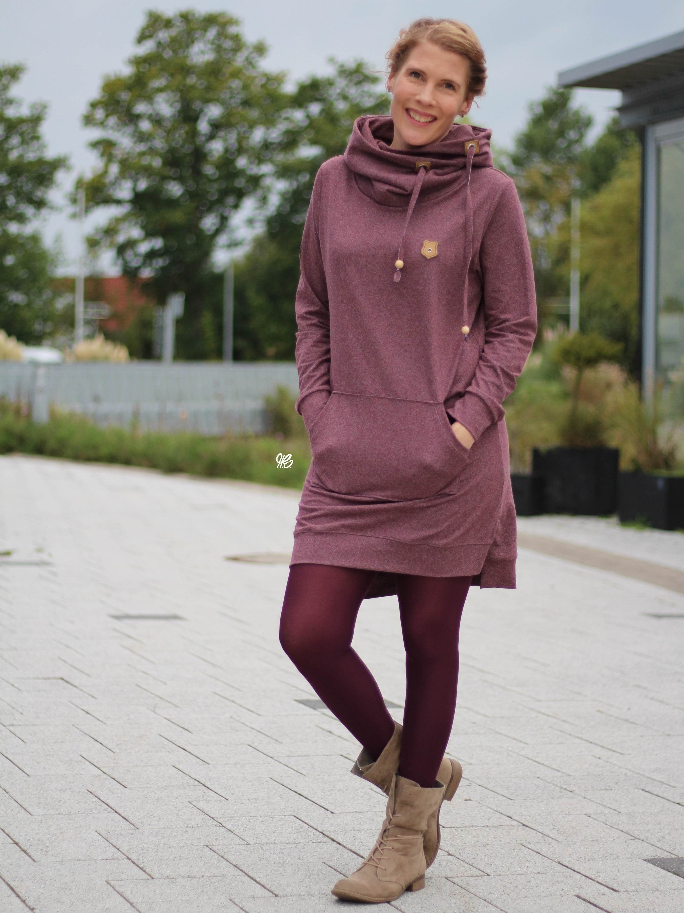 Schnittmuster Longhoodie CORTINA Gr. XS-XXXL : - Sewando
