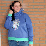 Schnittmuster Glücksding Pulli/Longpulli/Kleid Größe 32-54 - Sewando