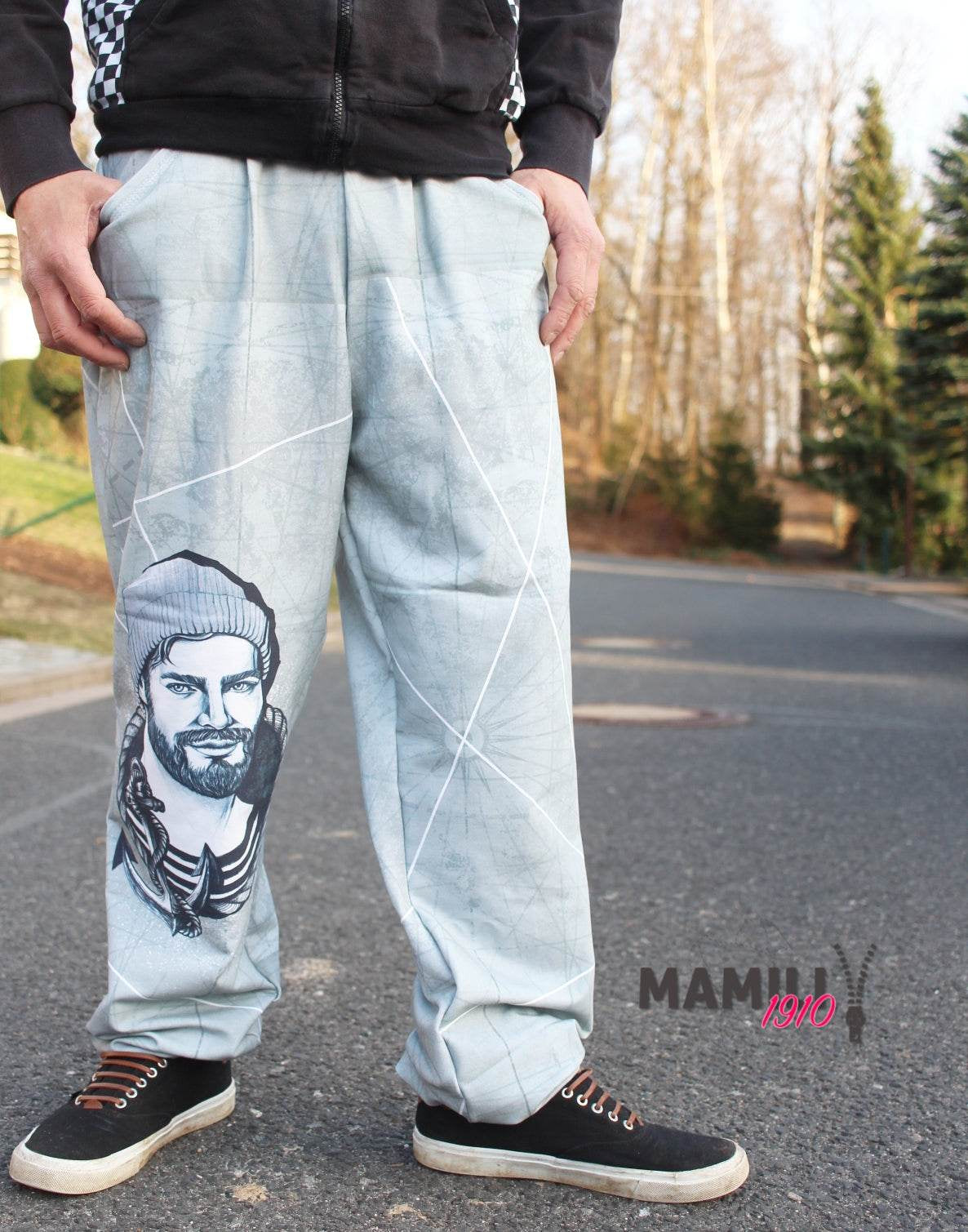Schnittmuster Freitzeithose Mister Finn Gr. XS-XXXL inkl. Beamerdatei - Sewando