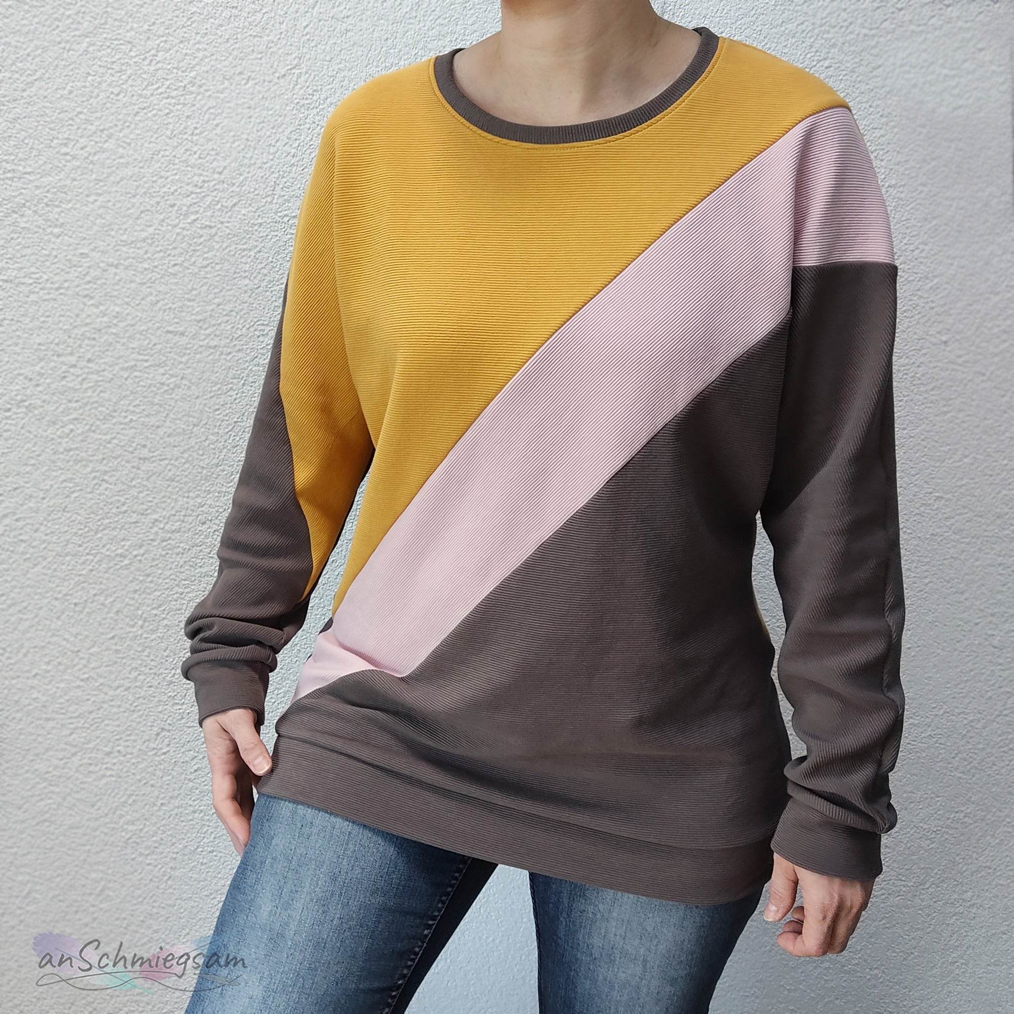 Schnittmuster Frühlingserwachen Damen Fledermausshirt Größe 32-54 - Sewando