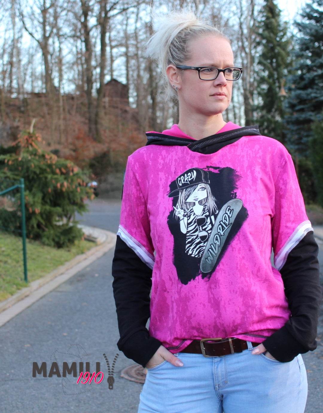 Ebook Hoodie Anna Schnittmuster Gr. 32-54 inkl. Beamerdatei - Sewando