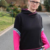 Ebook Hoodie Anna Schnittmuster Gr. 32-54 inkl. Beamerdatei - Sewando