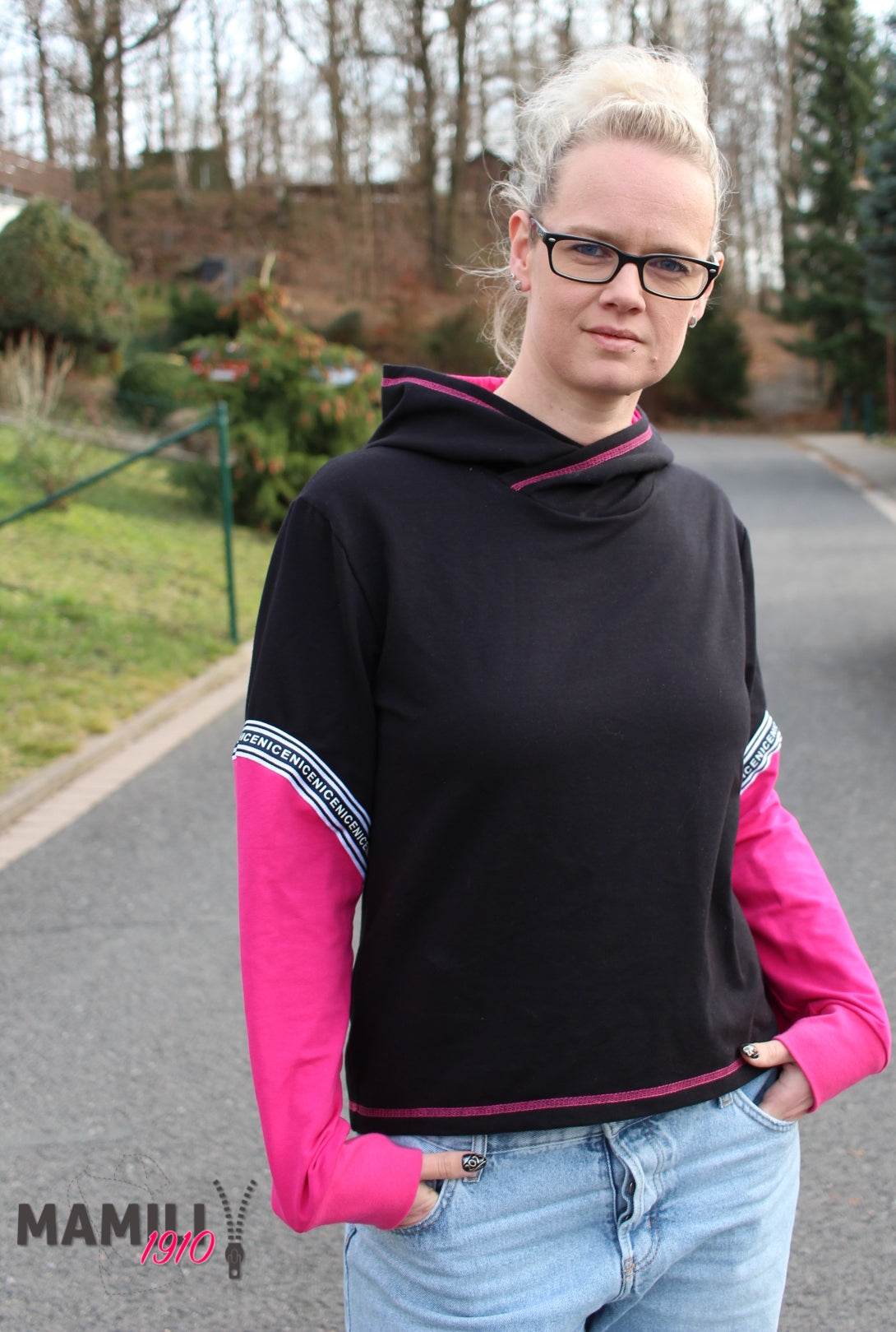 Ebook Hoodie Anna Schnittmuster Gr. 32-54 inkl. Beamerdatei - Sewando