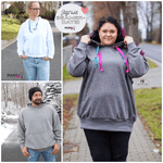 Schnittmuster Hoodie Tuuli unisex Gr. 32-60(D) und 42-70(H) : - Sewando