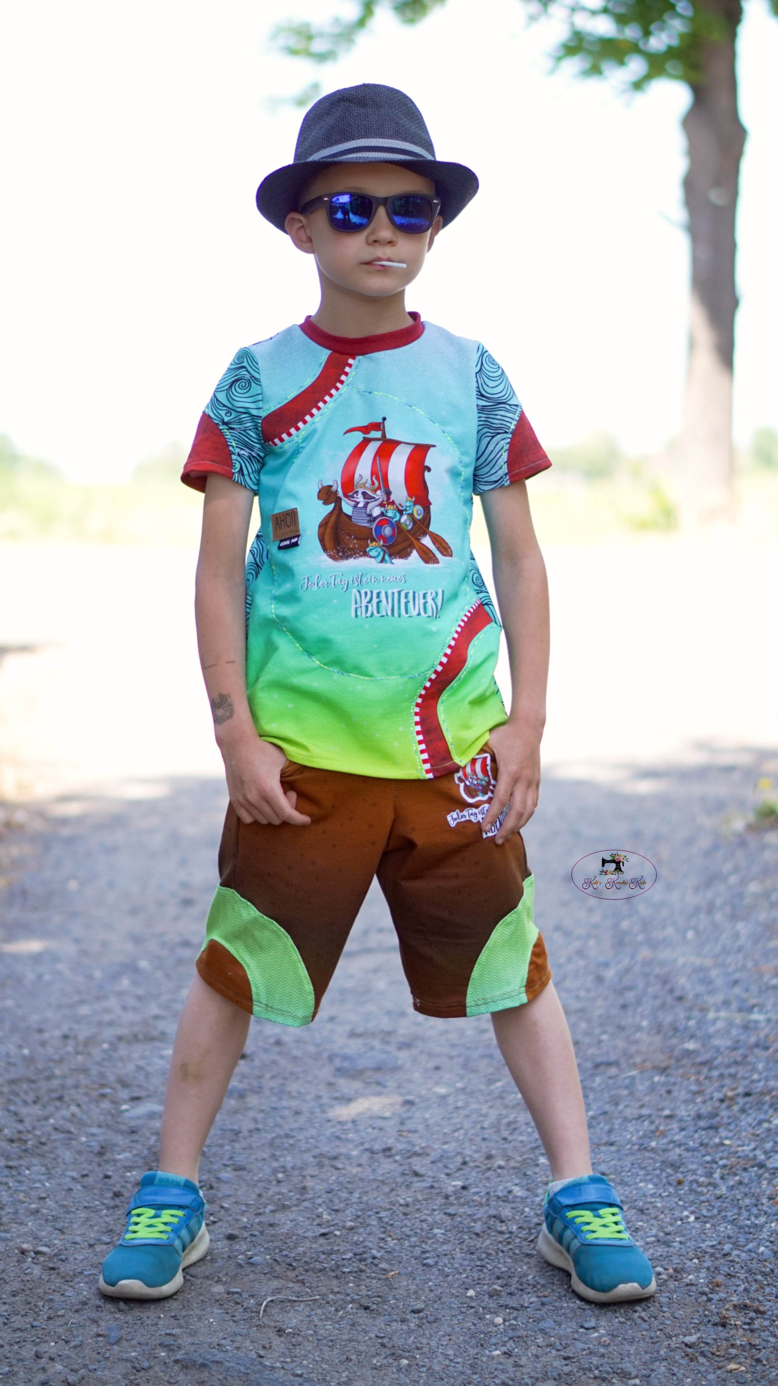 Schnittmuster *Big Wave Shorts* Version Teens Gr. 128-158 - Sewando