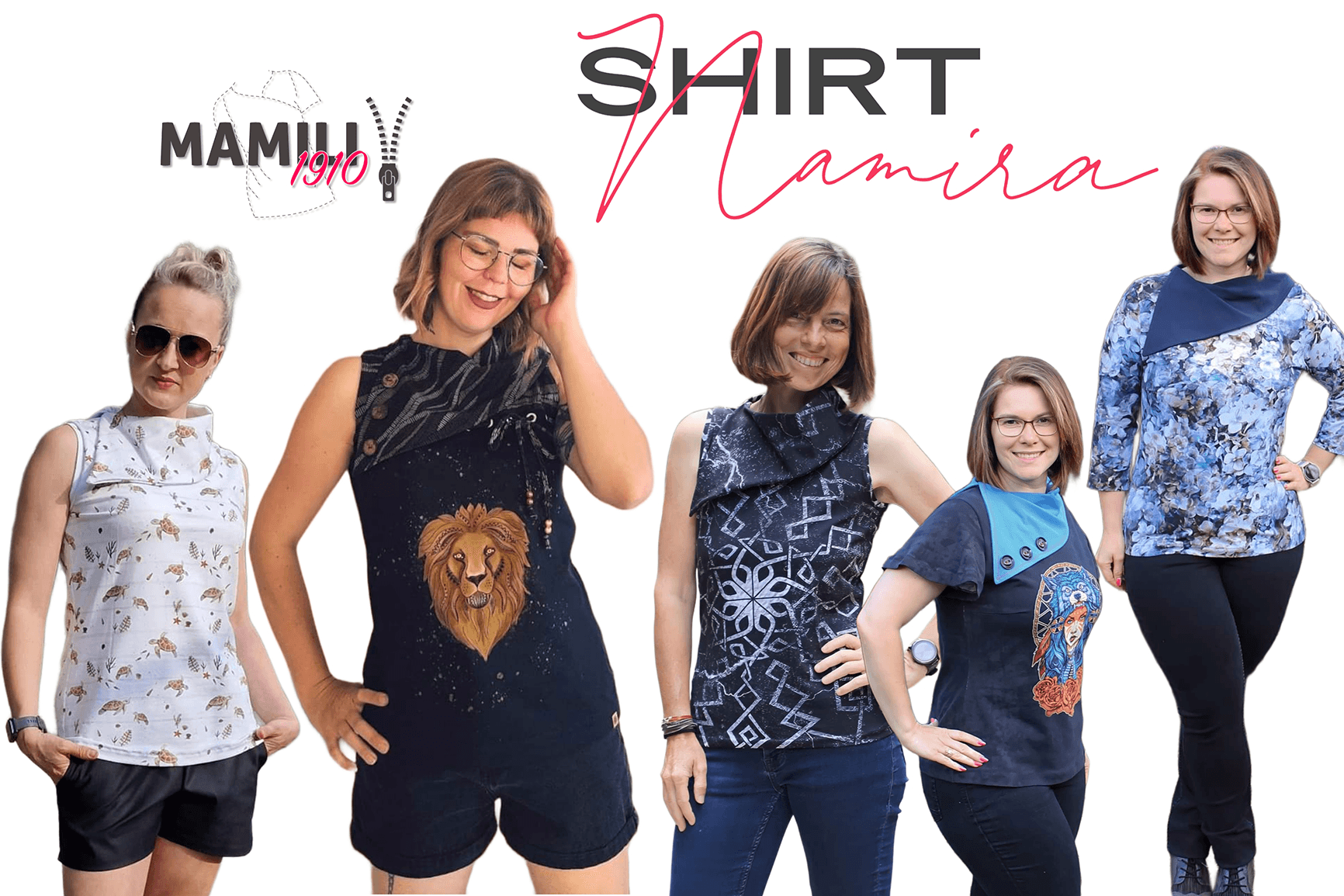 Schnittmuster Shirt Namira Gr. 32-46 - Sewando