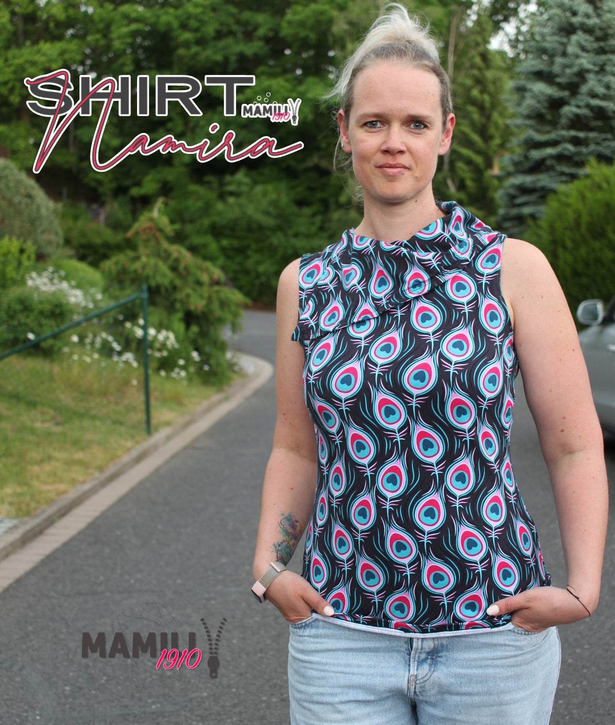 Schnittmuster Shirt Namira Gr. 32-46 - Sewando