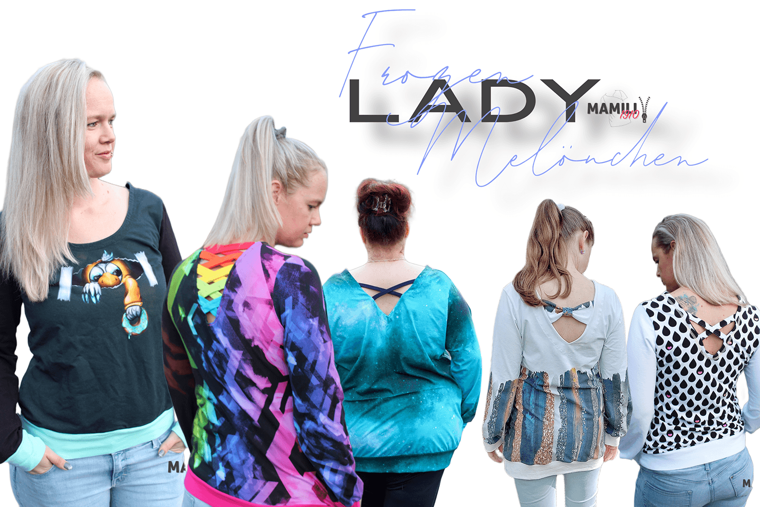 E-Book Pullover Frozen Lady Melönchen Gr. 32-60 - Sewando