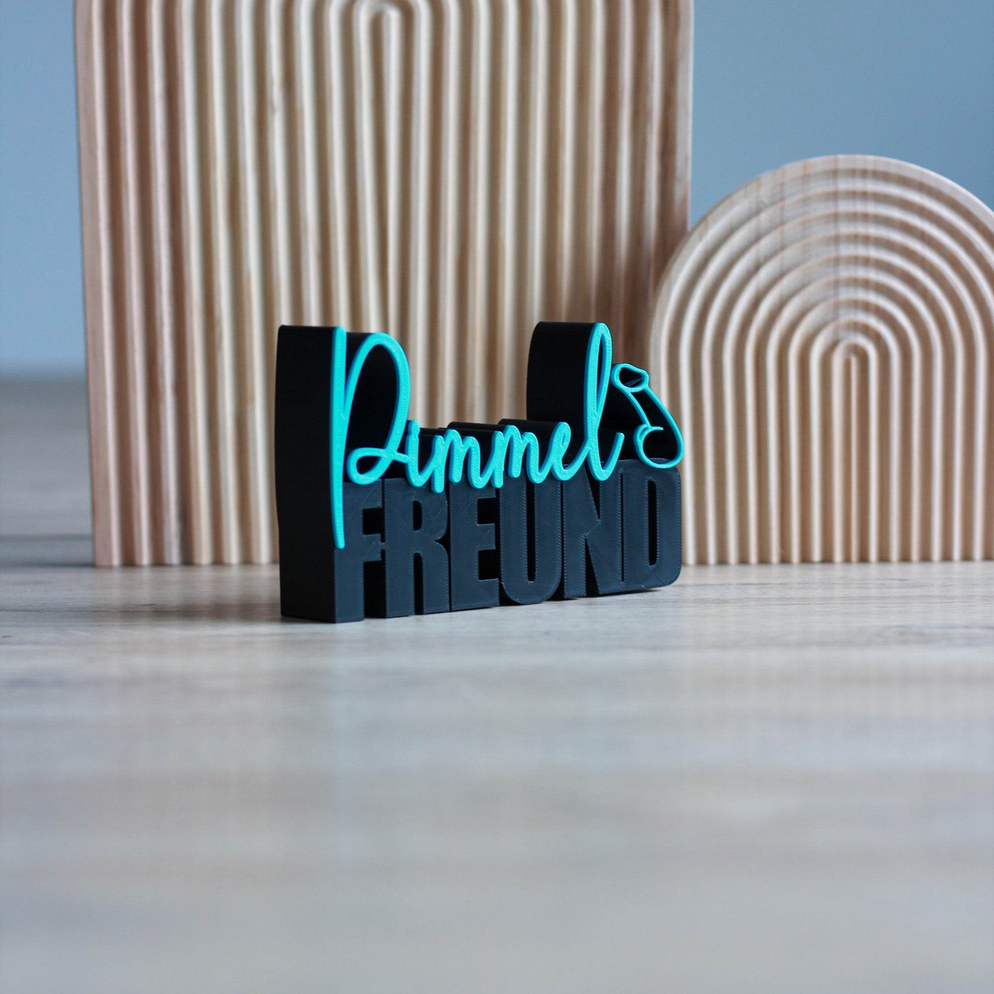 3D Druck Datei Schriftzug Pimmel Freund - Sewando