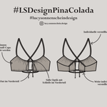 Bikini Set - Pina Colada - Schnittmuster - Gr. XS-XL : - Sewando