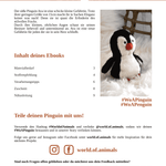 Pinguin Ava - PDF Schnittmuster und Nähanleitung - 15cm - Sewando