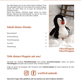 Pinguin Ava - PDF Schnittmuster und Nähanleitung - 15cm - Sewando